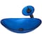 Novatto AZZURRO Glass Vessel Bathroom Sink Set in Rubbed Bronze NSFC-S1328031001ORB - alternate 1
